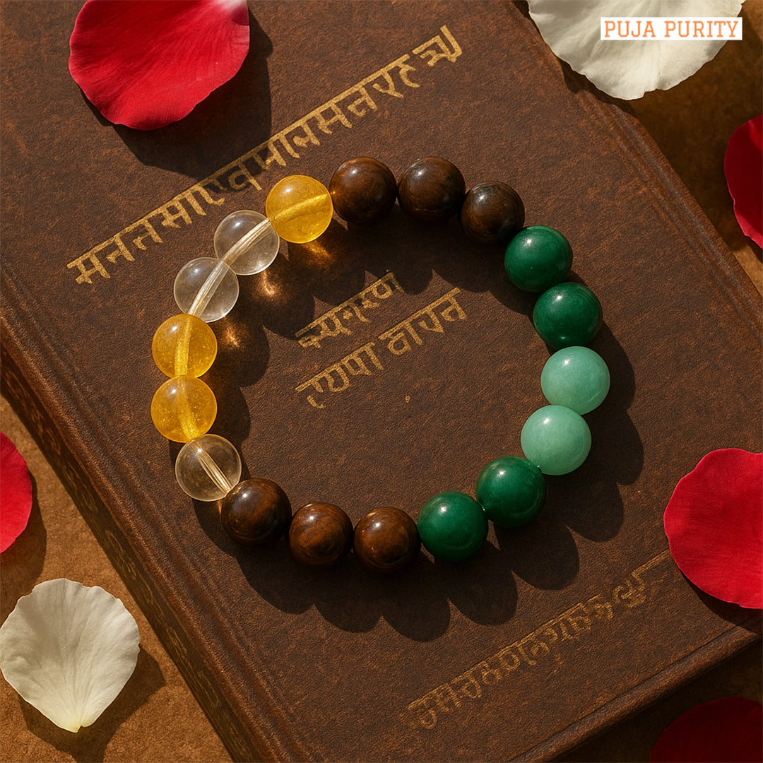 Money Magnet Bracelet with Green Aventurine & Pyrite