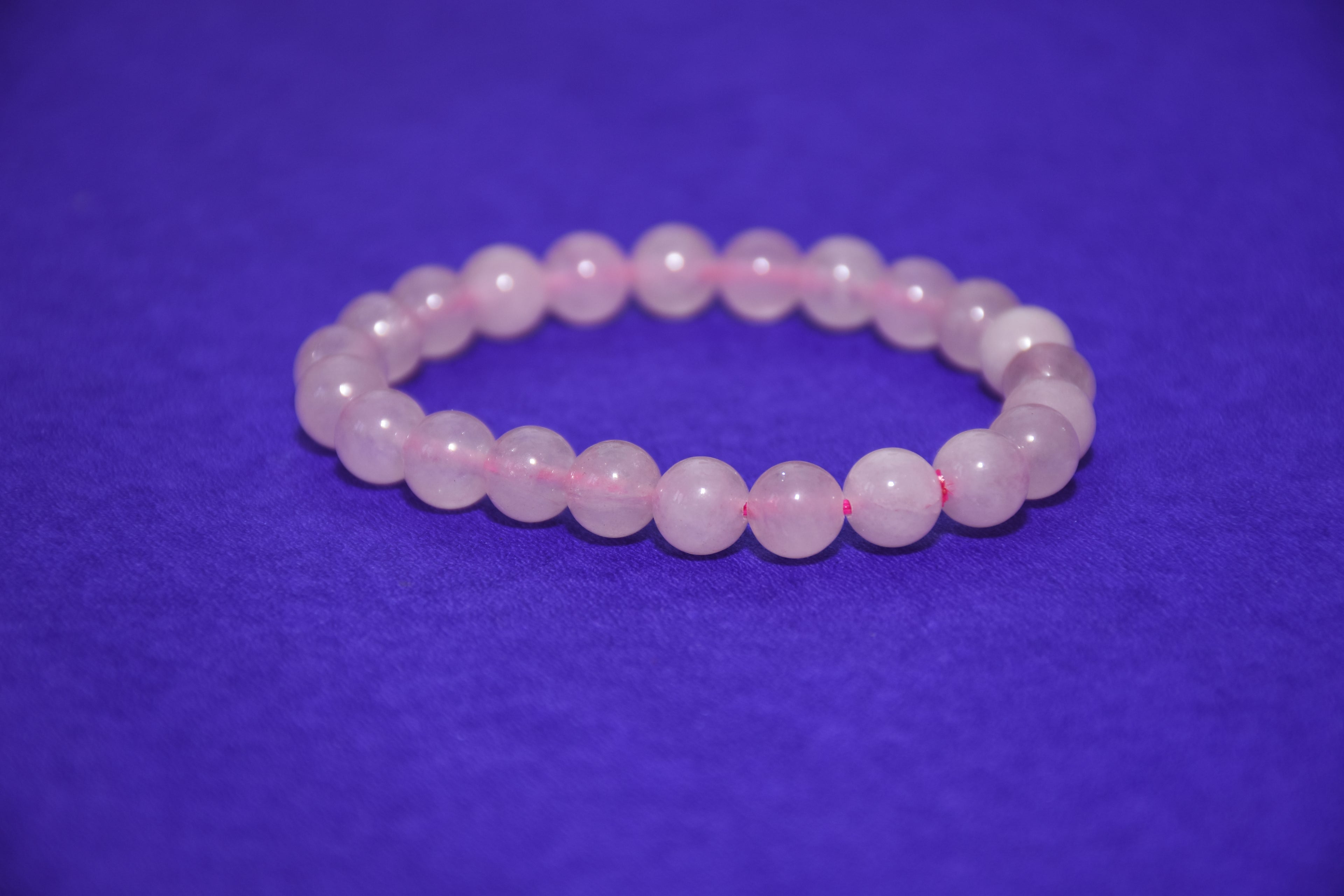 Natural Rose Quartz Bracelet for Love, Healing & Positive Energy
