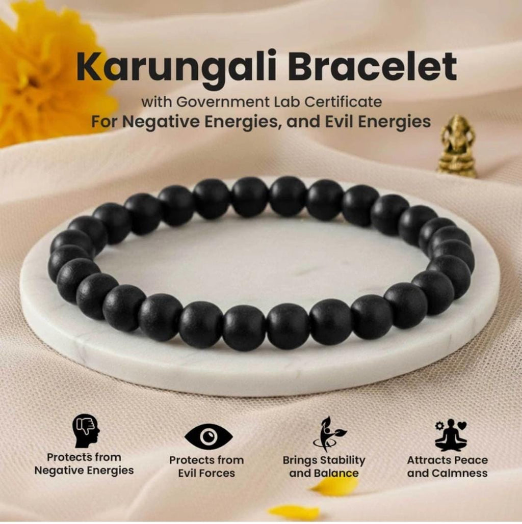 Karungali Bracelet – Natural Karungali Ebony Wood Bracelet