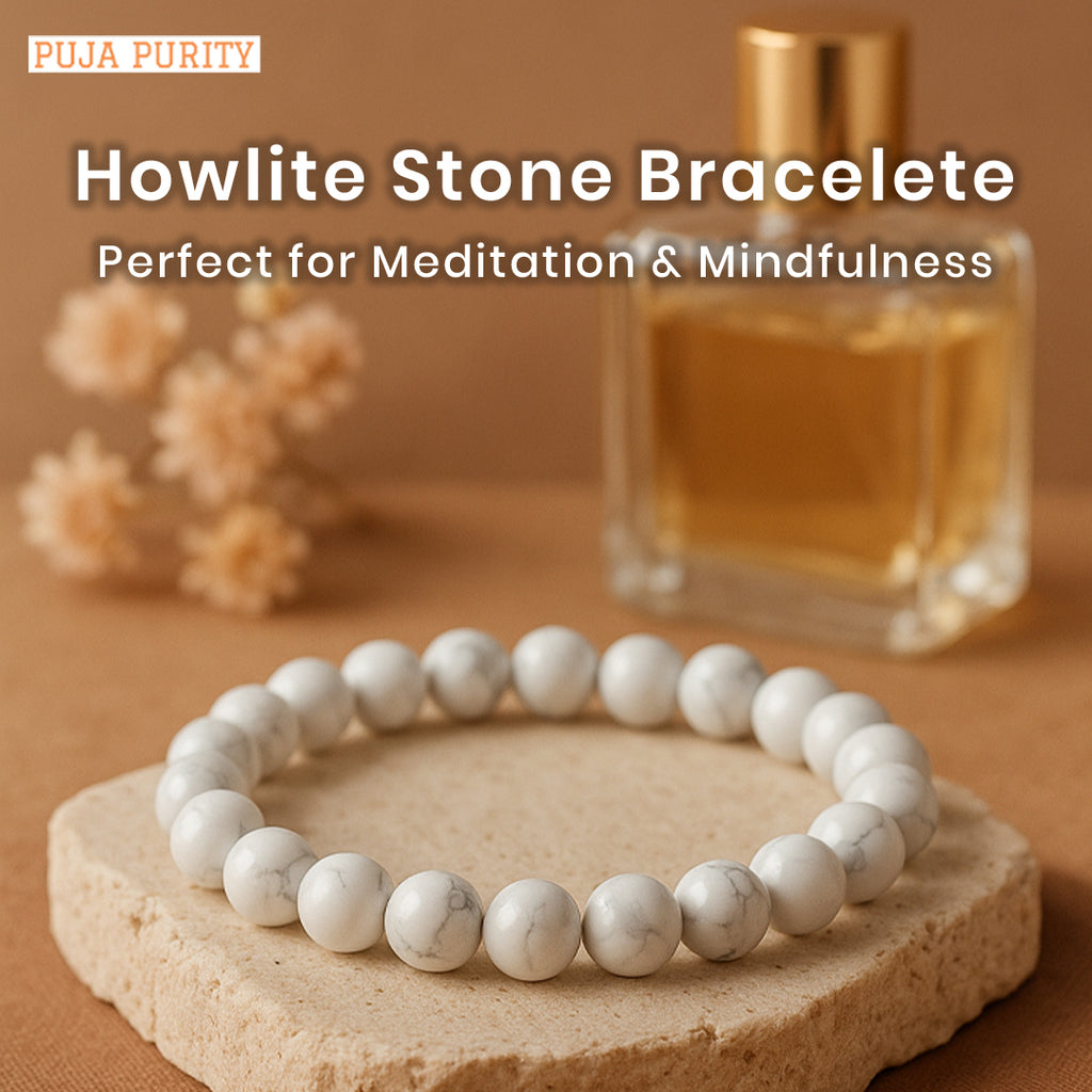 Howlite Bracelet – Natural Howlite Stone Crystal Bracelet