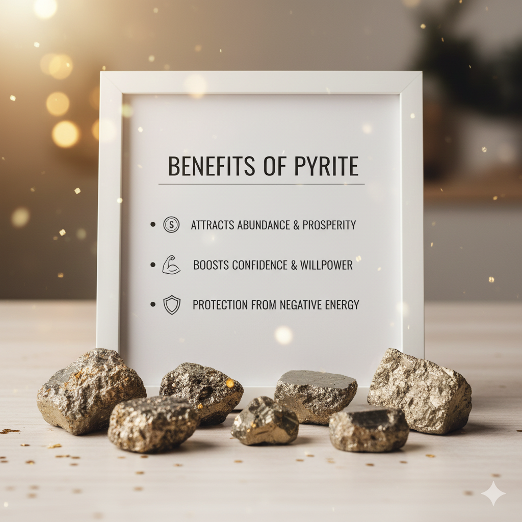 Pyrite Anklet for Women – Natural Pyrite Crystal Anklet for Positive Energy