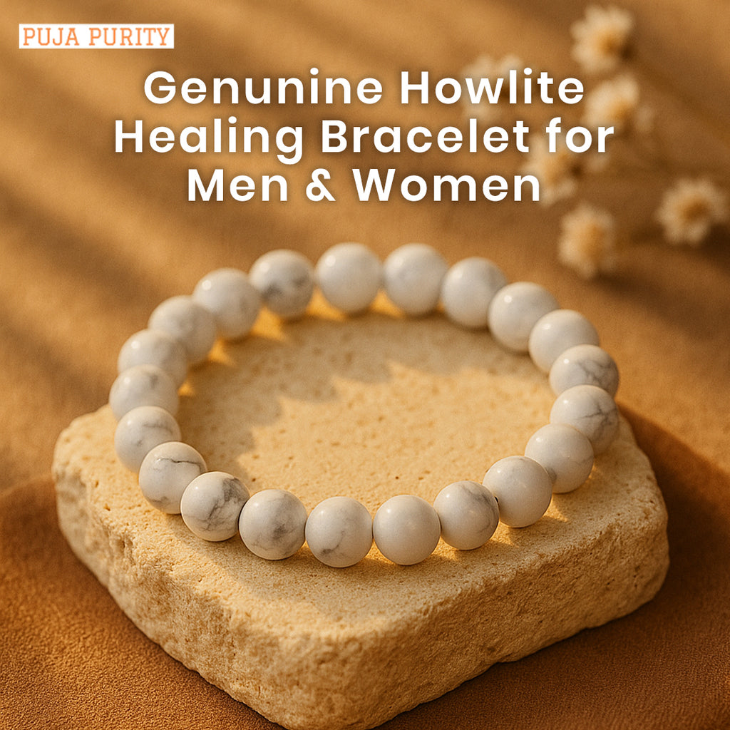 Howlite Bracelet – Natural Howlite Stone Crystal Bracelet